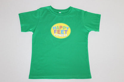 Happy Feet Fitness T-Shirt Green