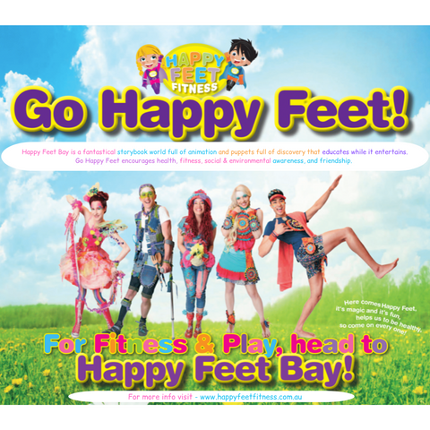 Happy Feet Fitness "Gooo Happy Feet"  Digital Download