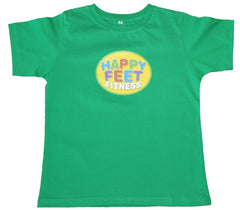 Happy Feet Fitness T-Shirt Green